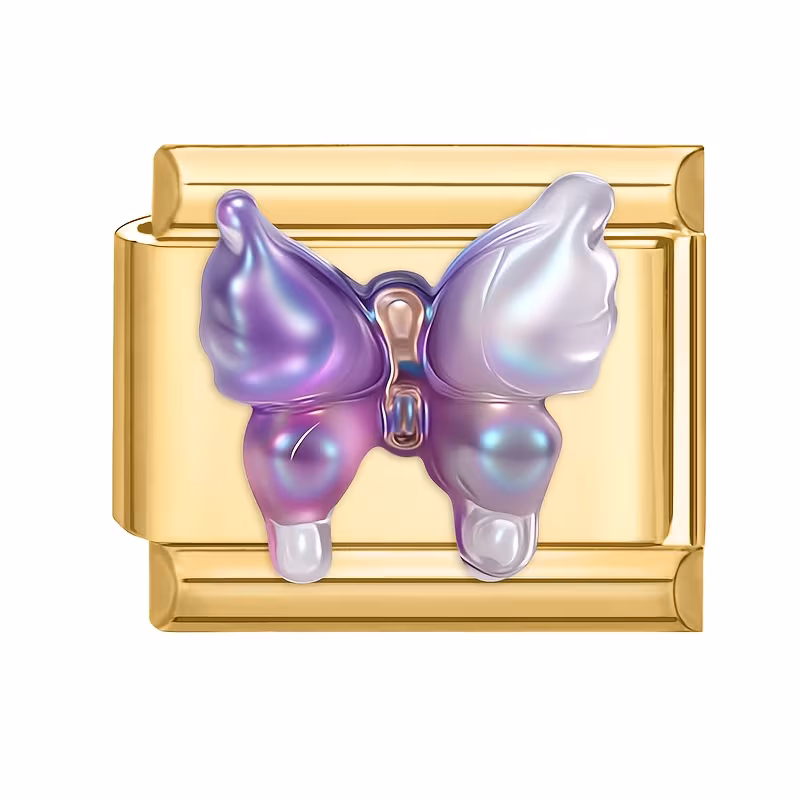 borboleta-marfim-roxo-dourado