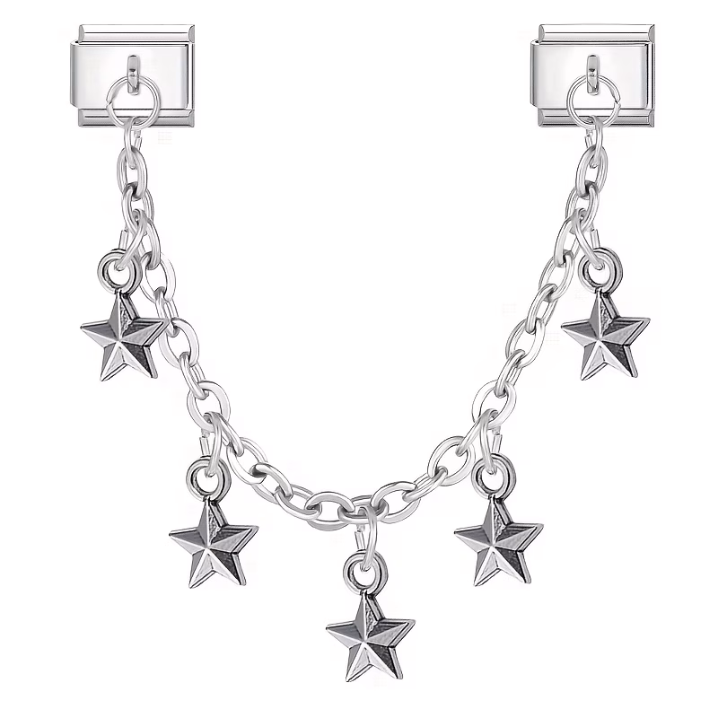 esrelas-double-pendente-prateado
